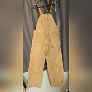 Carhartt Double Knee Work Overalls Bibs Carpenter